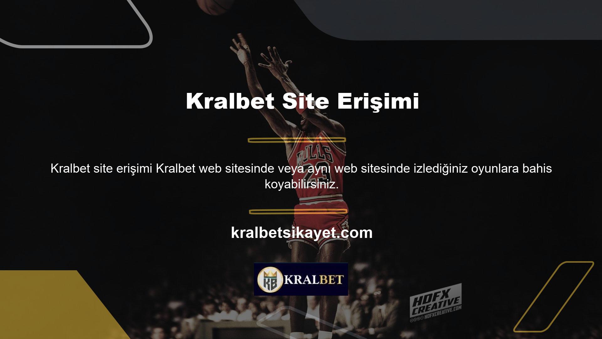 Kralbet web sitesini kullanmak ve giriş işlemini bitirmek için yeni bir giriş adresi oluşturmalı ve işlemleriniz için kullanmalısınız